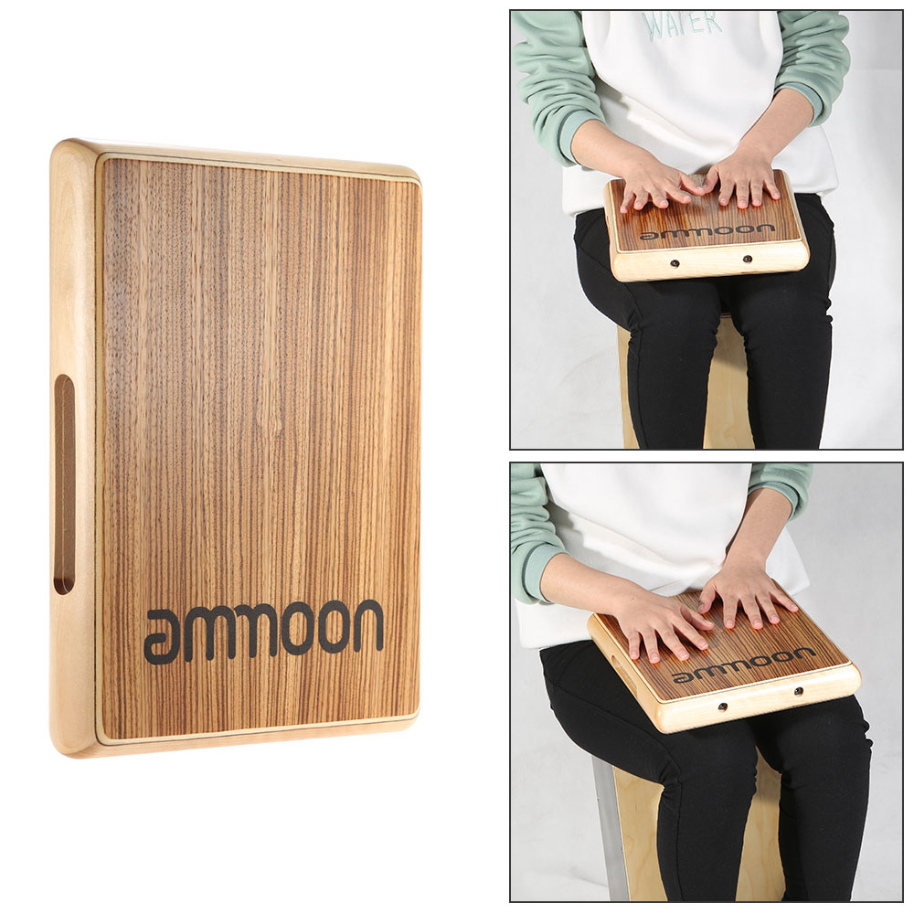 Cajon Musical Instrument - أداة قرع مدمجة للسفر كاجون طبلة