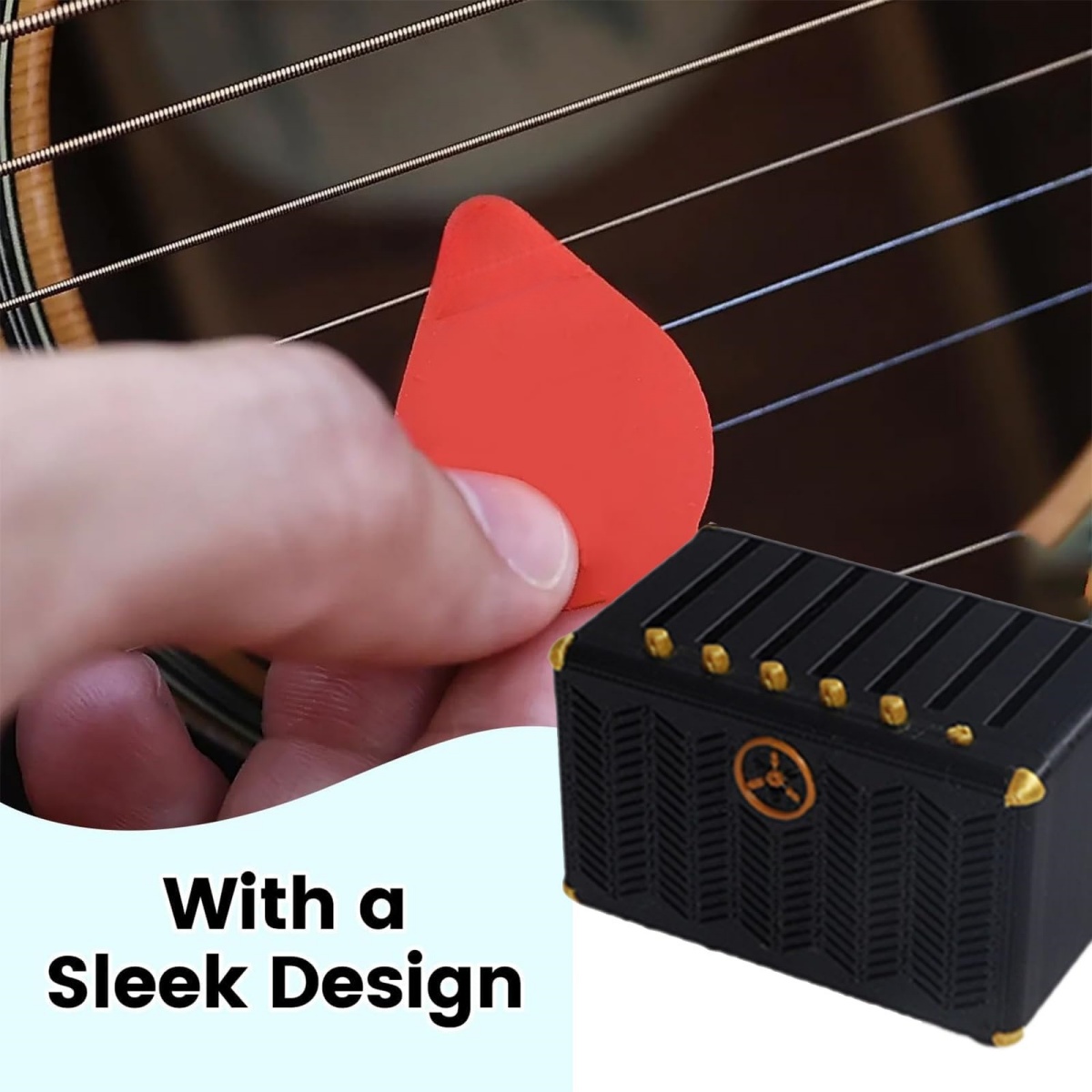 حامل اختيار الجيتار، حامل مكبر - مراجعة Cajon Musical Instrument وسعره